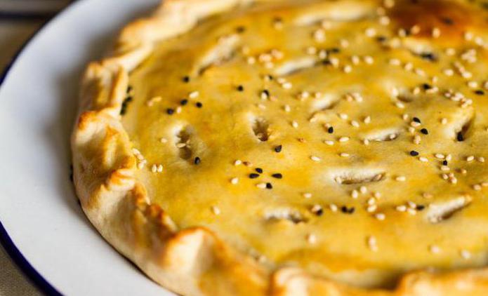 Pie stängt med kål: ett recept med ett foto