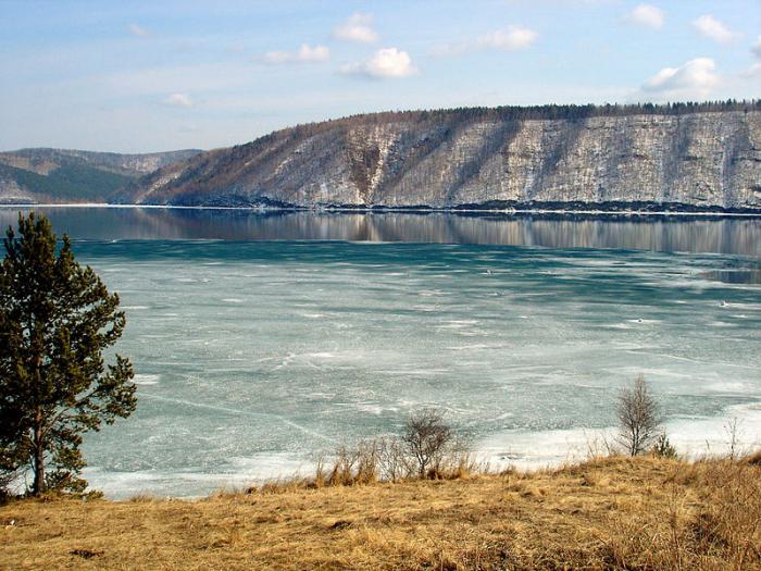 Plats för källan till Yenisei-floden 