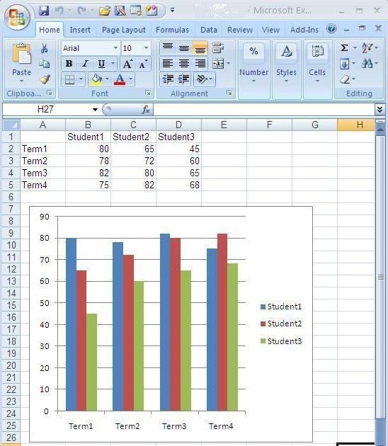 Särskilda möjligheter: hur man bygger ett schema i Excel