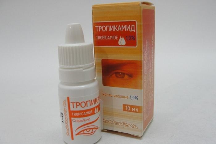 Medicin "Tropicamid" (ögondroppar): egenskaper och användningsanvisningar